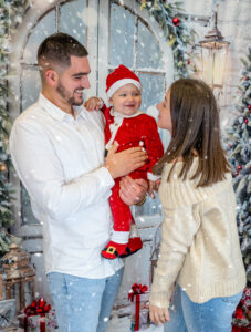 Mum, dad and baby