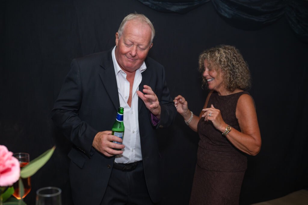 Man and a woman dancing